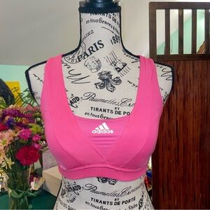 Adidas Women's Hot Pink Sports Bra